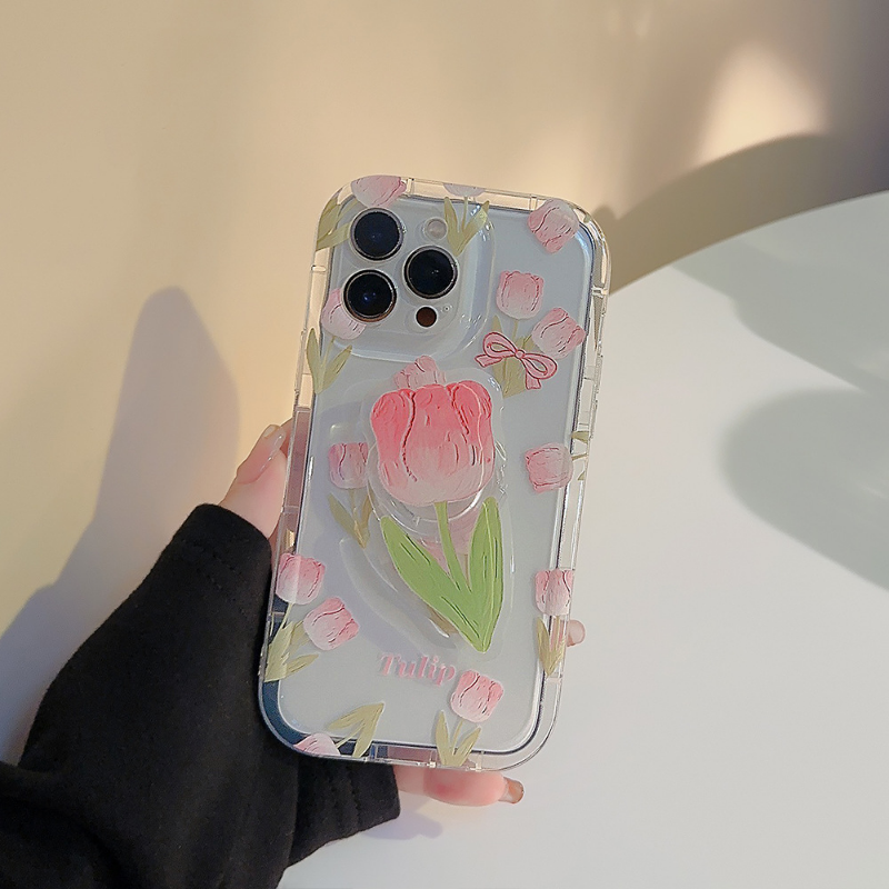 Sunny Tulip Transparent Case