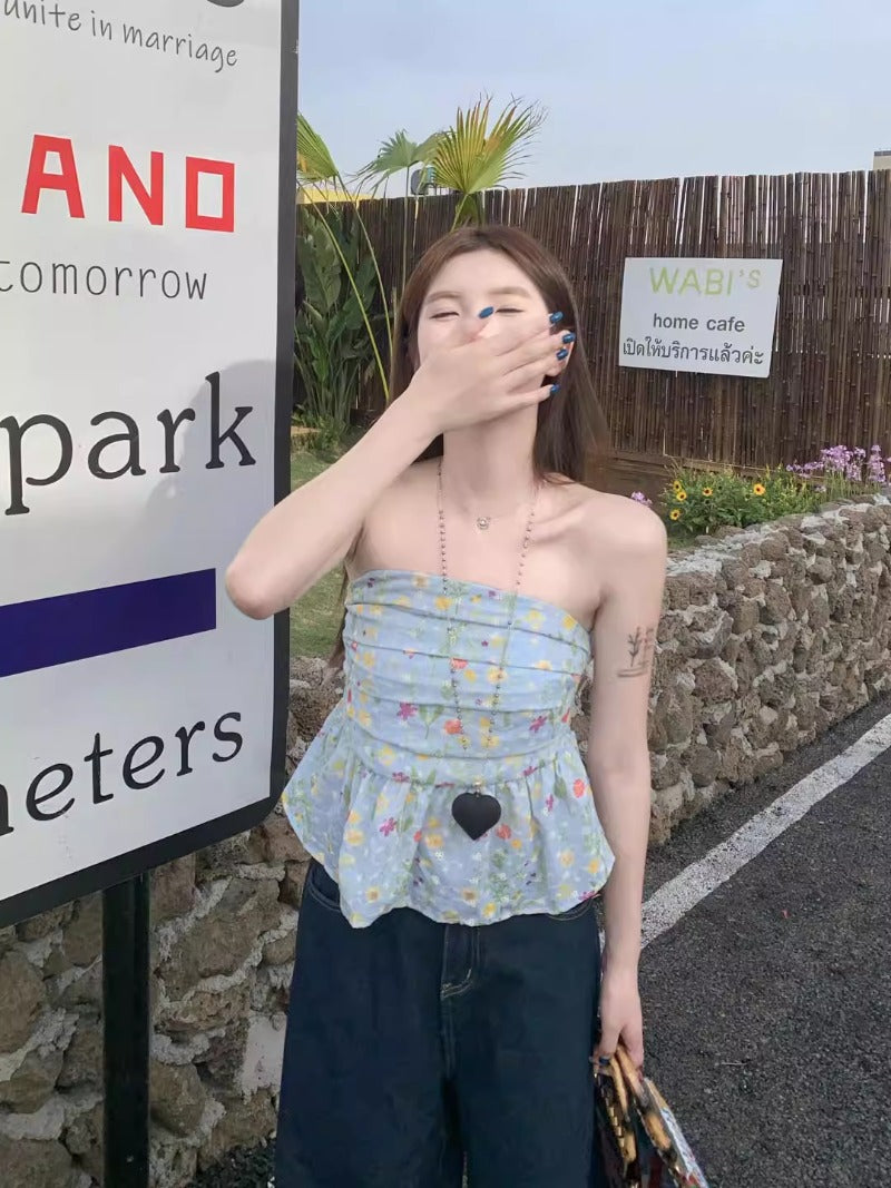 Bianca Floral Tube Top