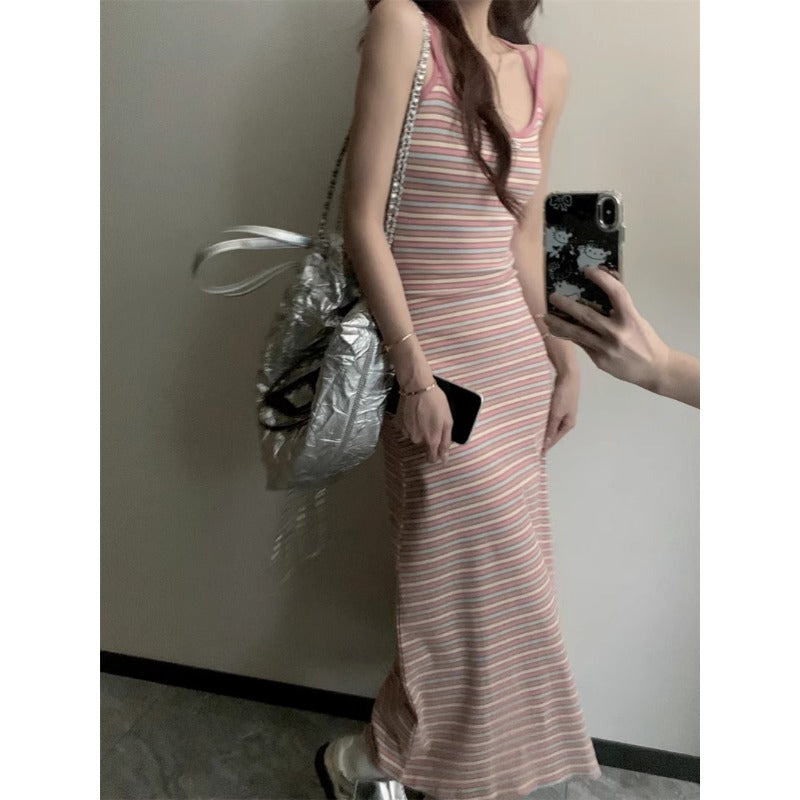 Striped Maxi Dress