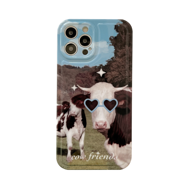 Retro Sunnies Cow Case