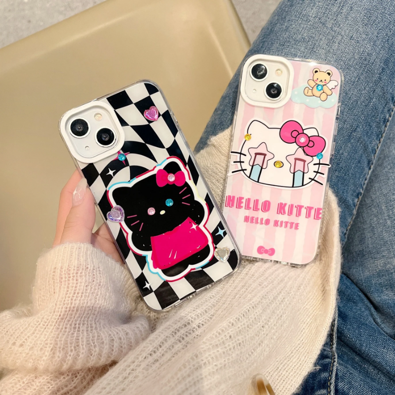 Kitty Graphic Print Case