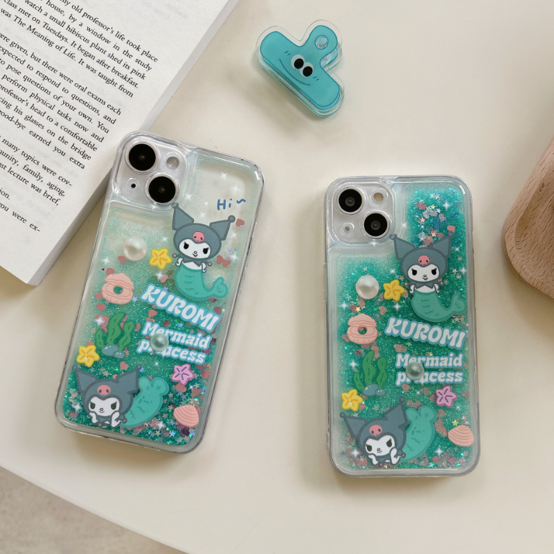 Sea Green Quicksand Kuromi Case