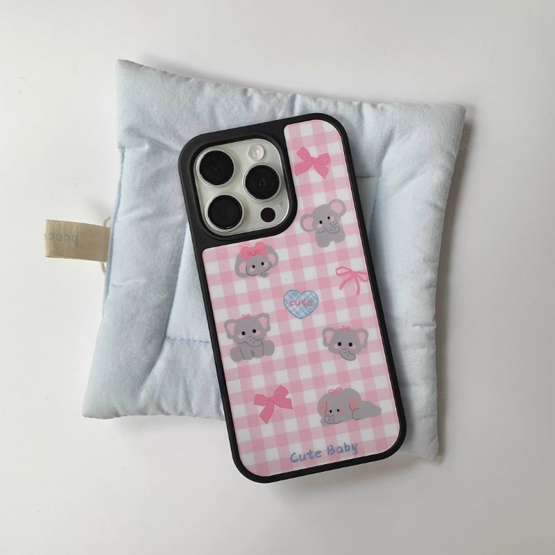 Cute Koala Gingham Phone Case