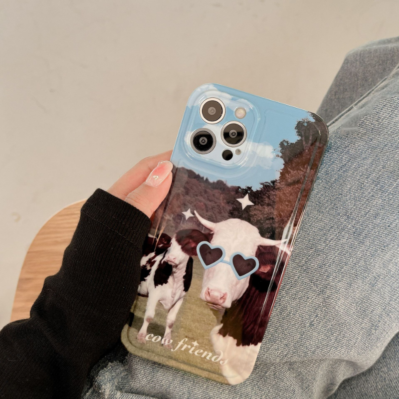 Retro Sunnies Cow Case