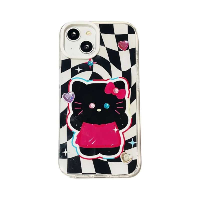 Kitty Graphic Print Case