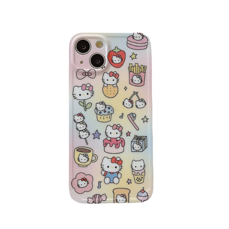 Pastel Gradient Kitty Daily Case