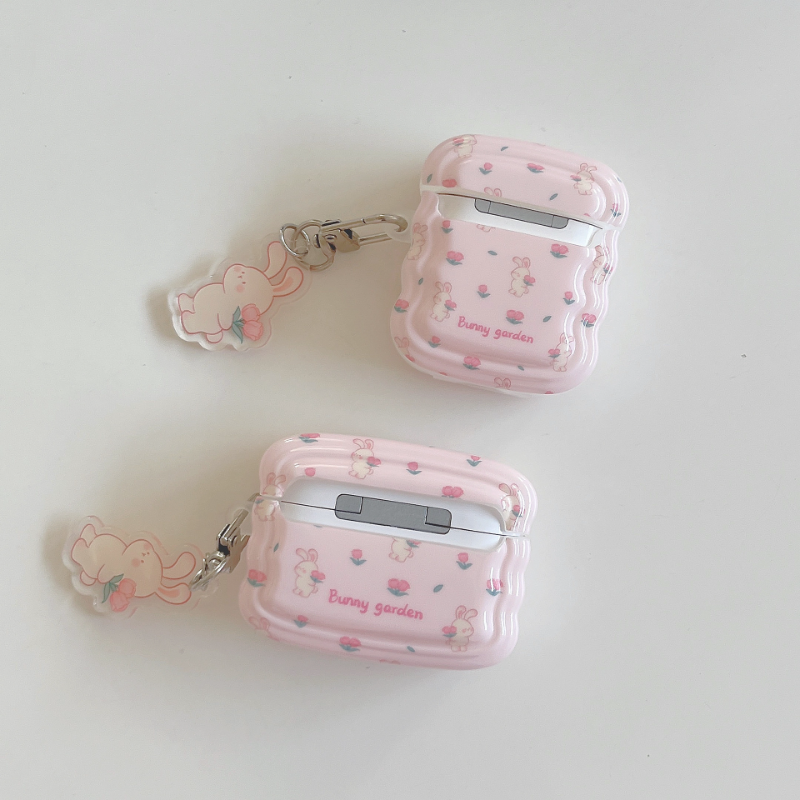 Roses Bunny Airpods Case