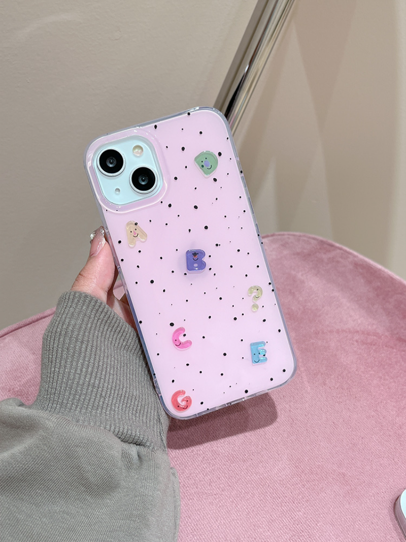 Multiple Dot Transparent Case