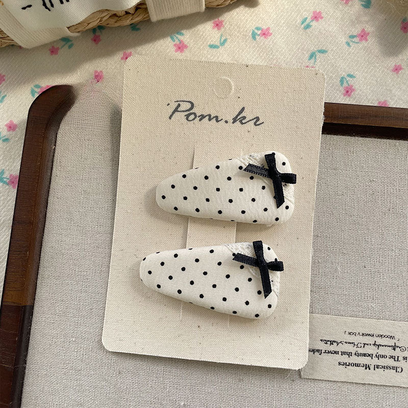 Chic Polka Dot Clips