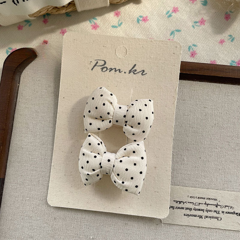 Chic Polka Dot Clips