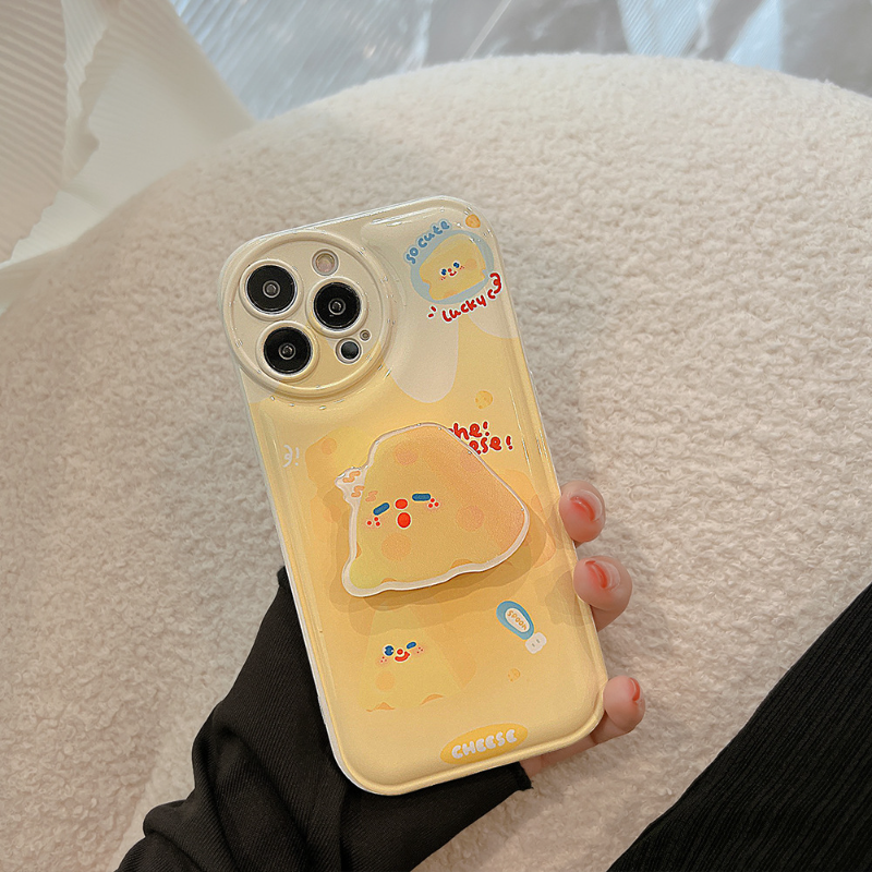 Sleepy Cheese Pop Socket Case