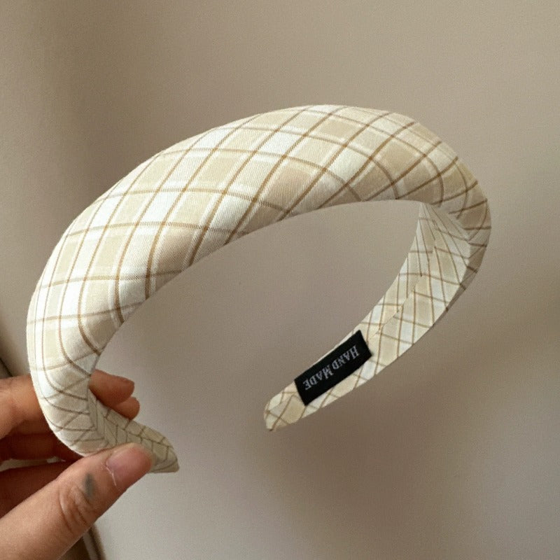 Argyle Padded Hairband Accessory