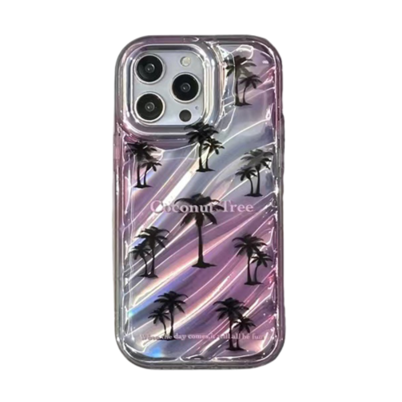 Pink Coconut Tree Case