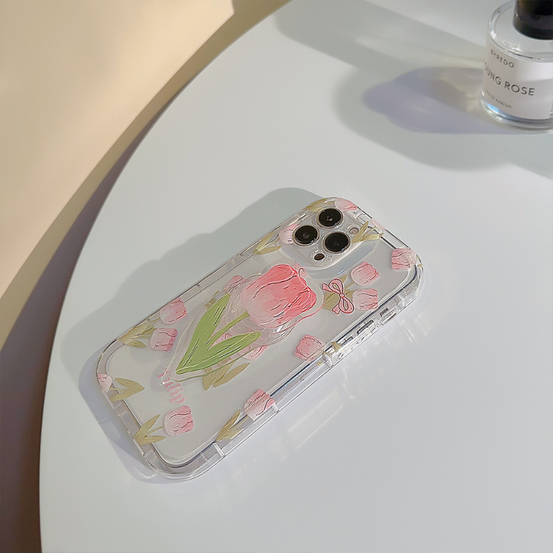 Sunny Tulip Transparent Case