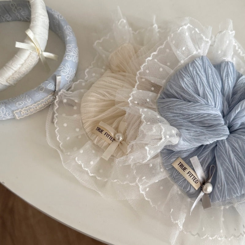 Lace Ribbon Scrunchie Hair Bands
