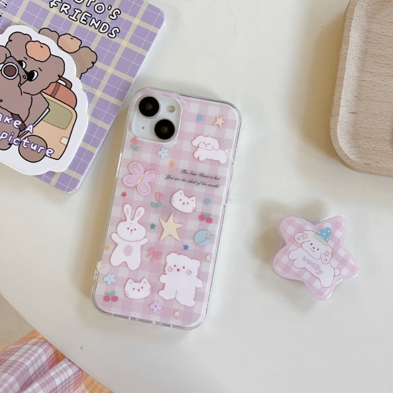 Star Pups Plaid Case