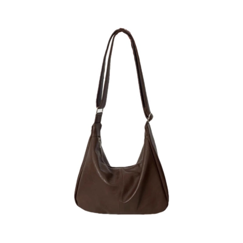 Adjustable Leather Hobo Bag