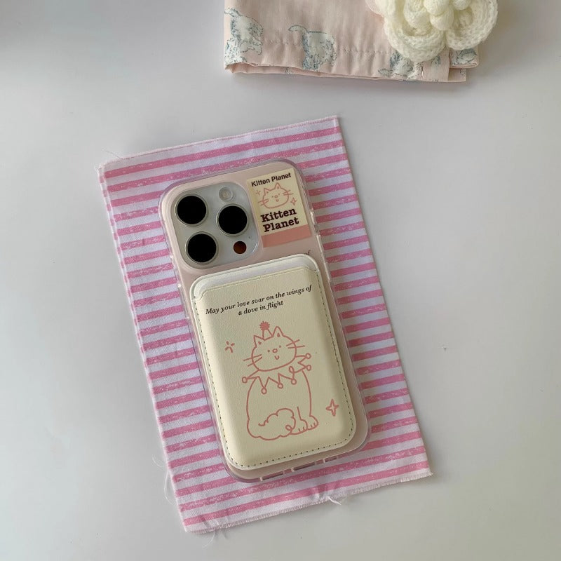Pink Kitten Planet Case