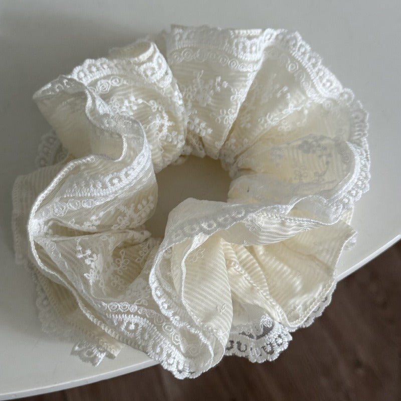 Lace Ribbon Scrunchie Hair Bands