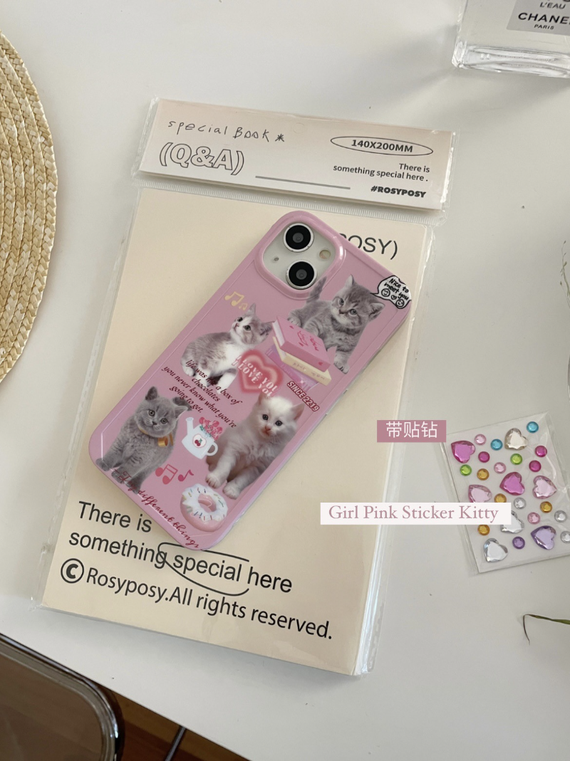 Comics Kitty Pink Case