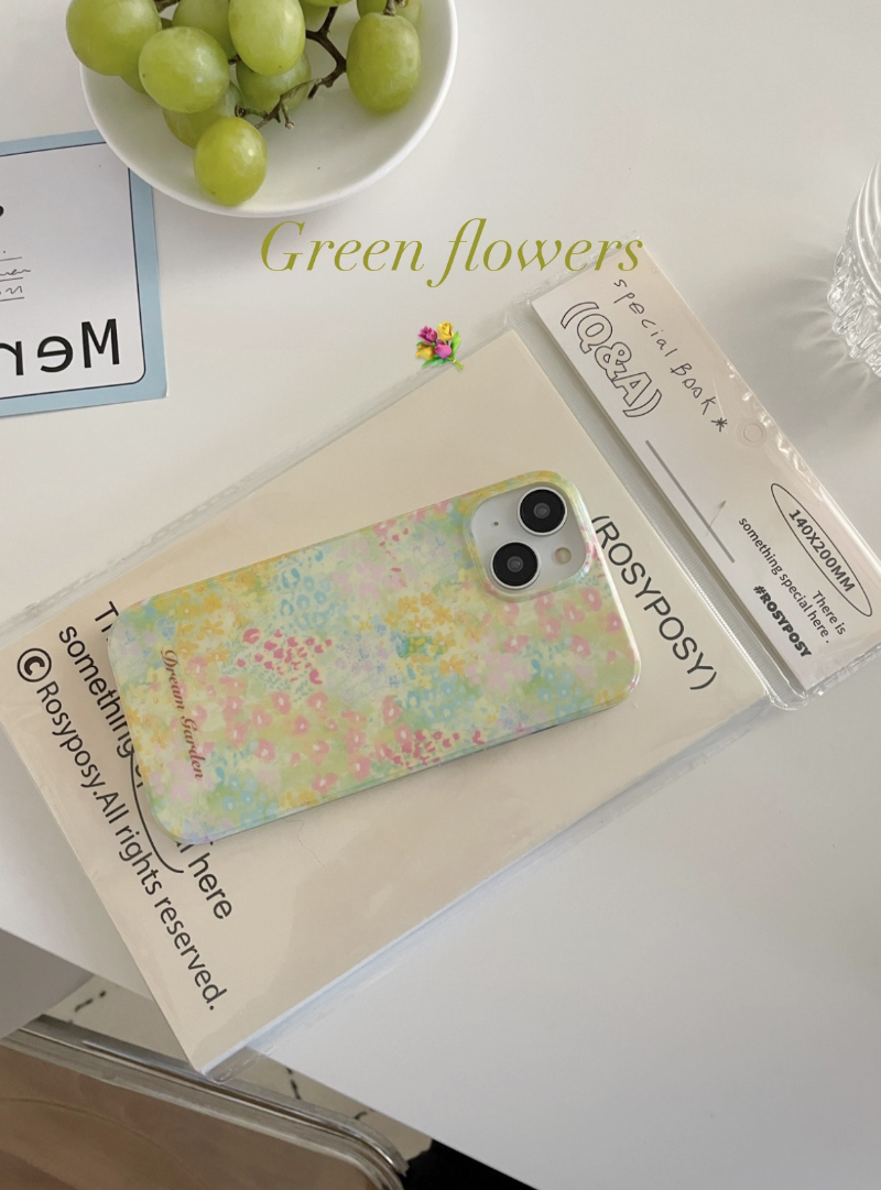 Yellow Floral Print Case