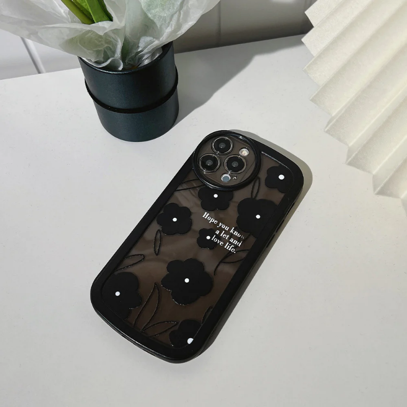 Noir Floral Case