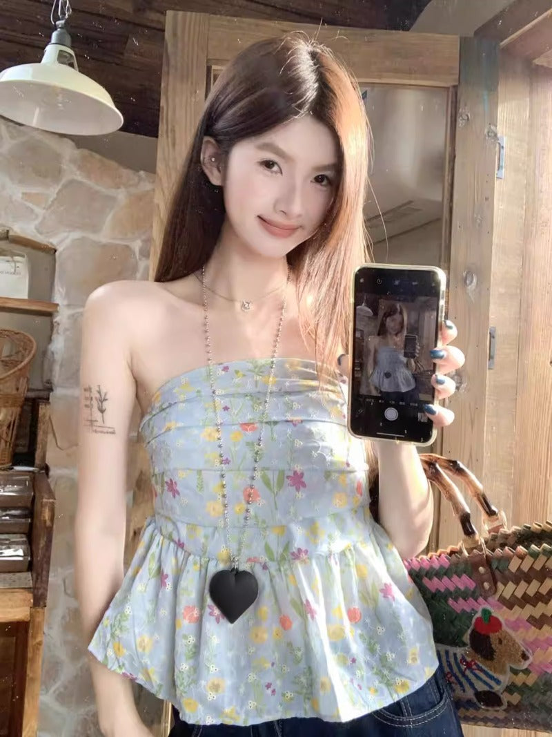 Bianca Floral Tube Top