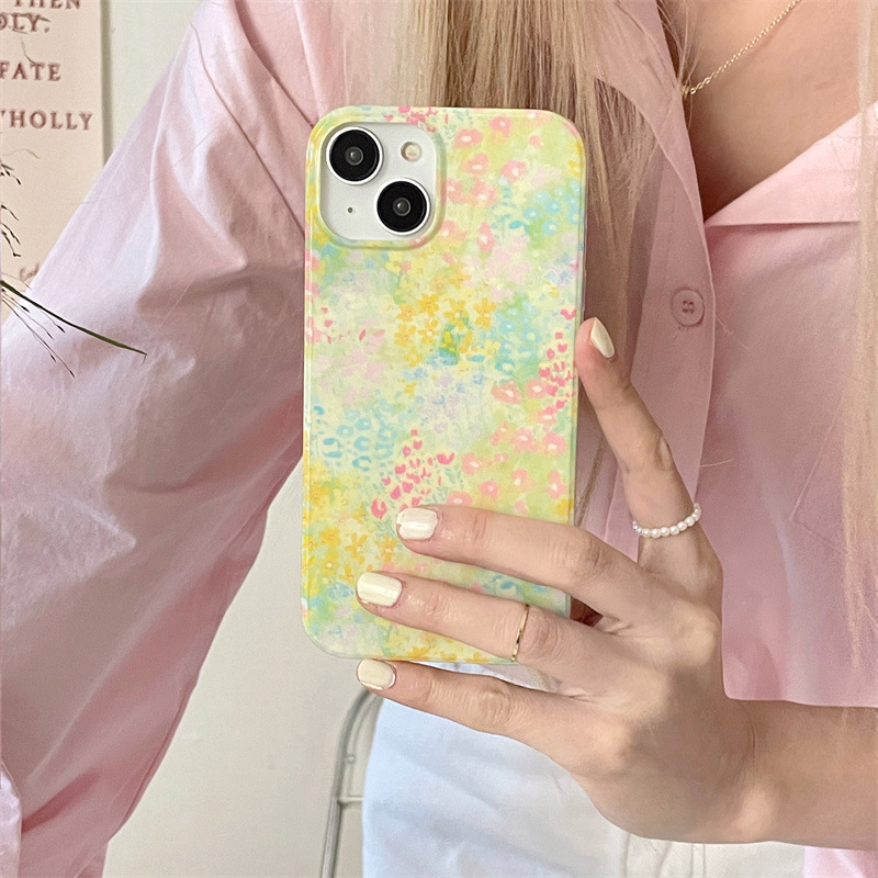 Yellow Floral Print Case