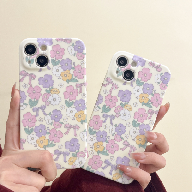 Fresh Pink Purple Floral Case