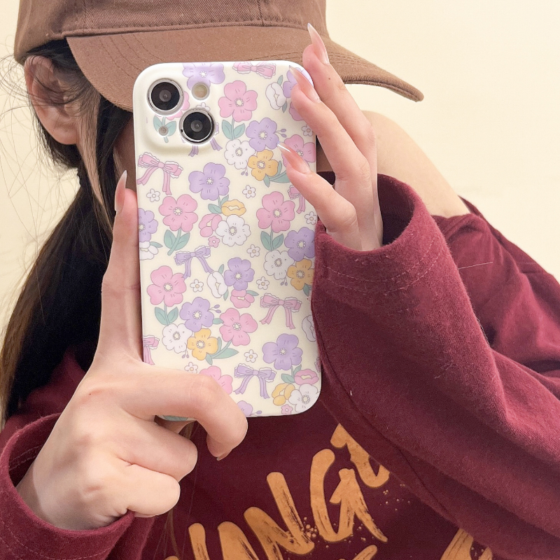 Fresh Pink Purple Floral Case