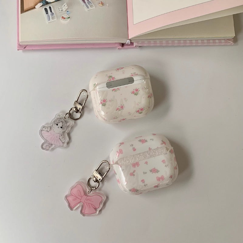 Floral Ballerina AirPods Charm Case