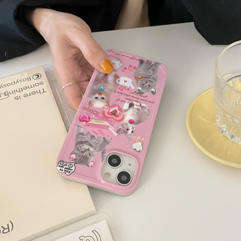 Comics Kitty Pink Case