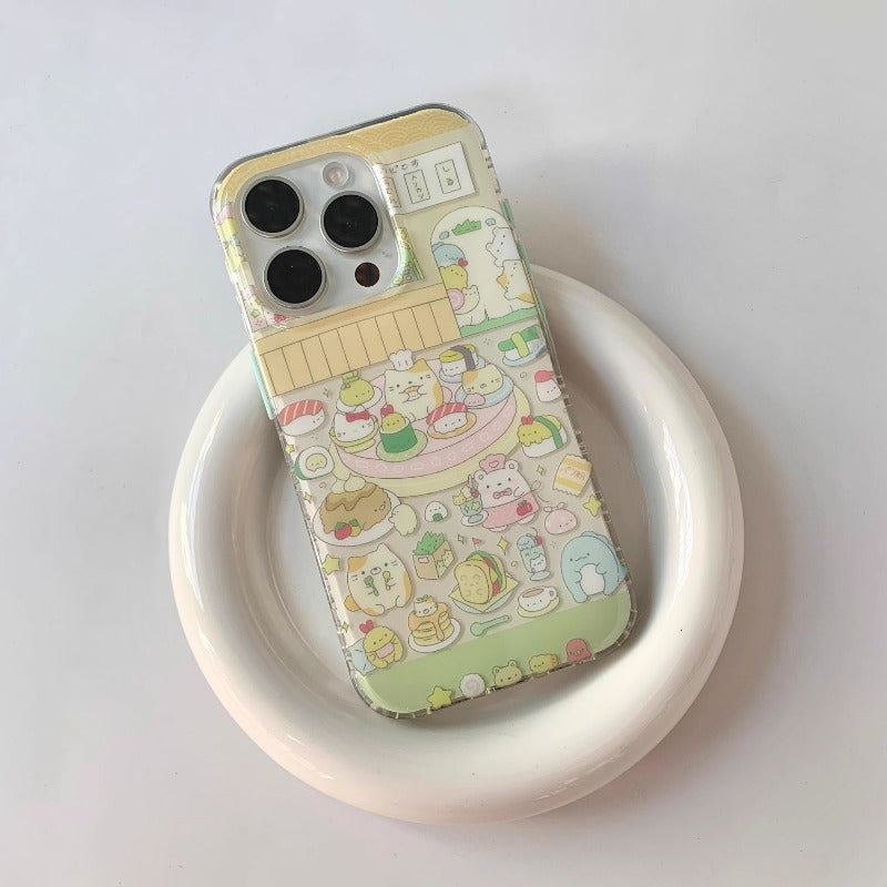 Pastel Diner Friends Case