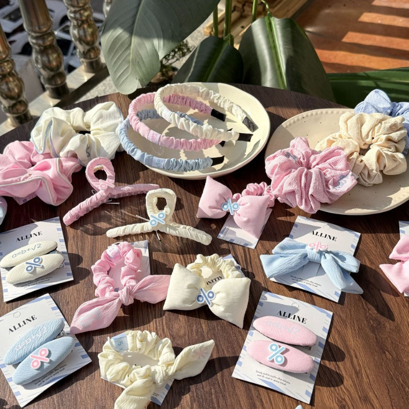 Pastel Bow Hair Accessory Set
