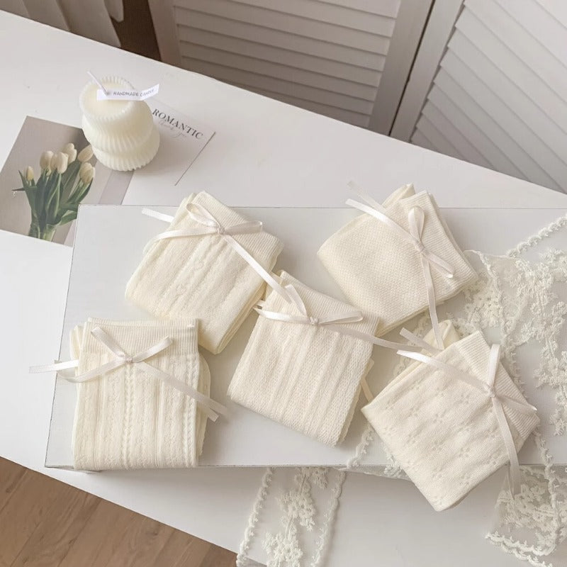 Floral Lace Ribbon Anklets