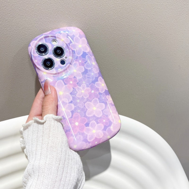 Lilac Flower Print Case