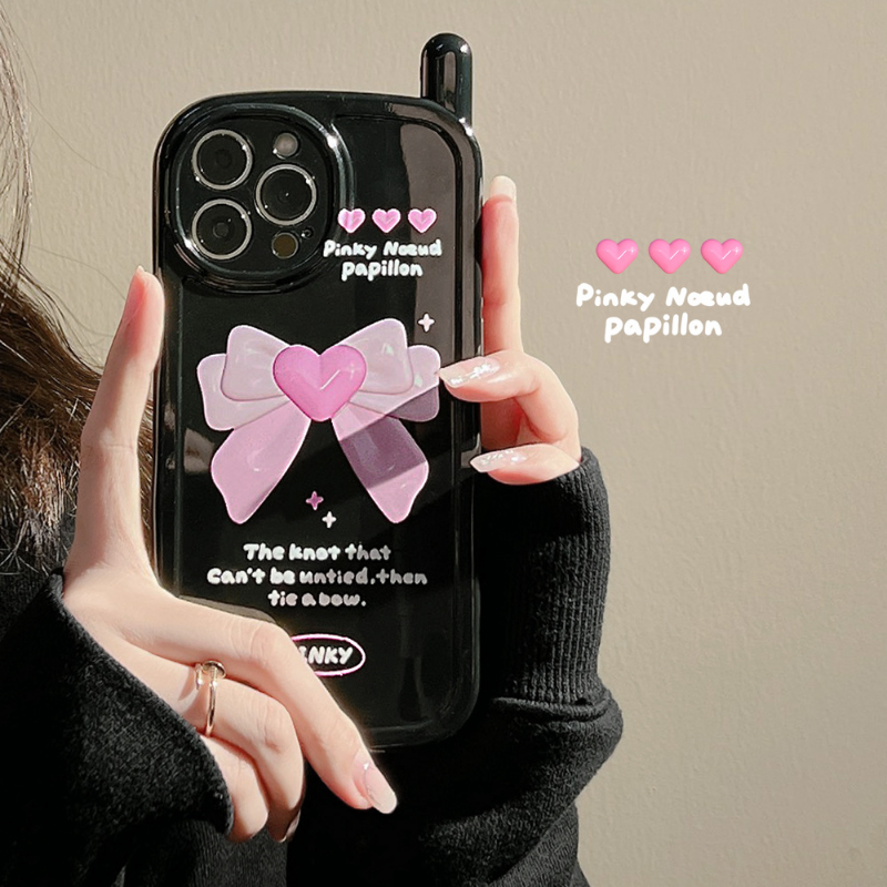 Black Heart Bow Case