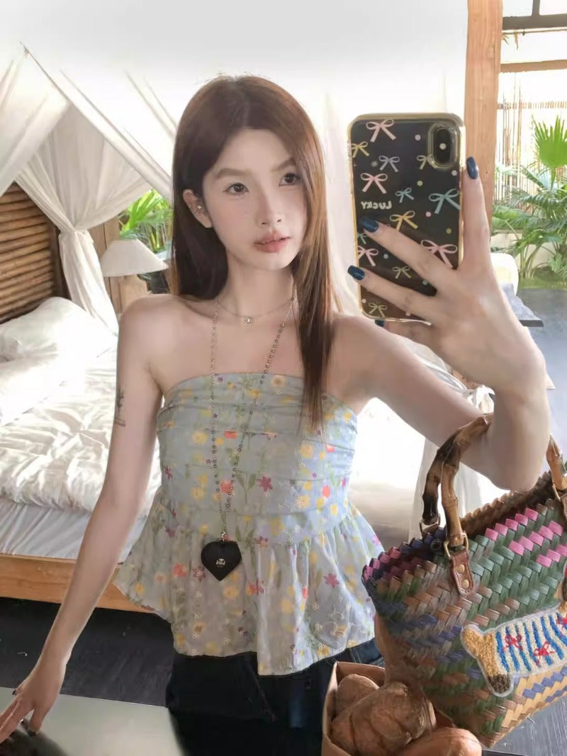 Bianca Floral Tube Top