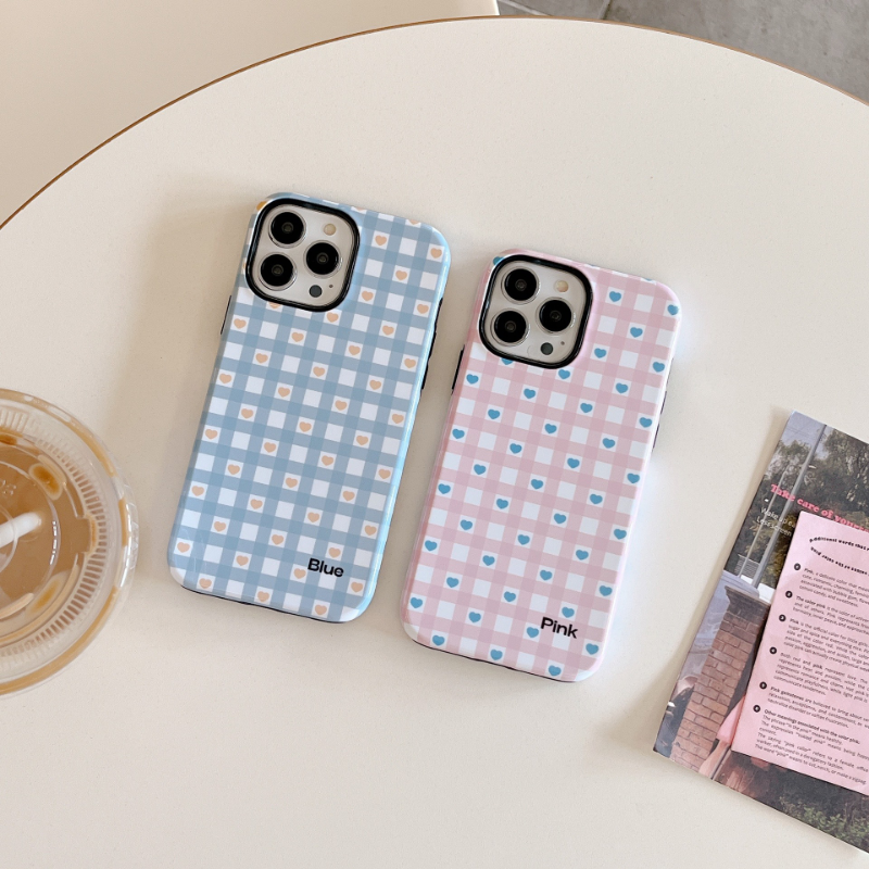 Heart Gingham Case