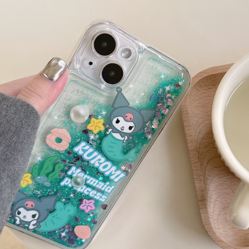 Sea Green Quicksand Kuromi Case