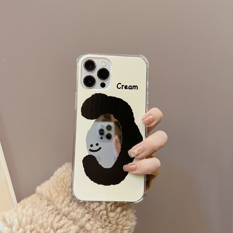 Smile Face Mirror Case