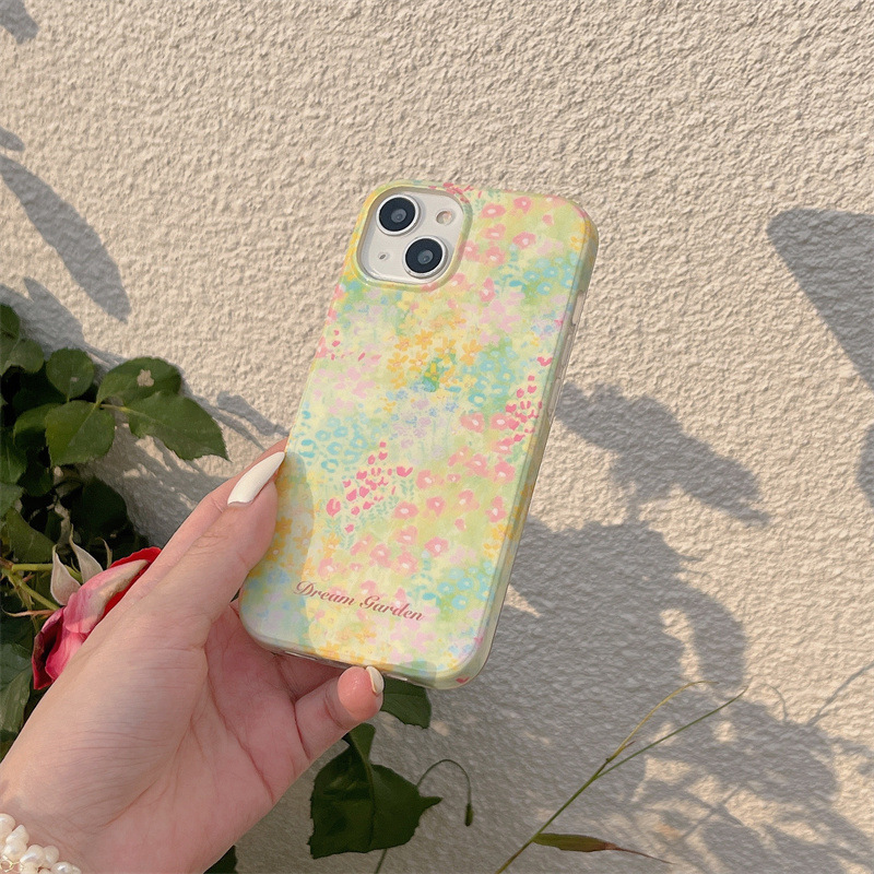 Yellow Floral Print Case