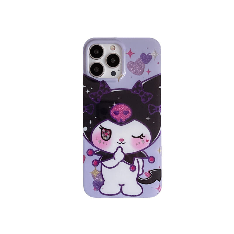 Winking Sanrio Glitter Case