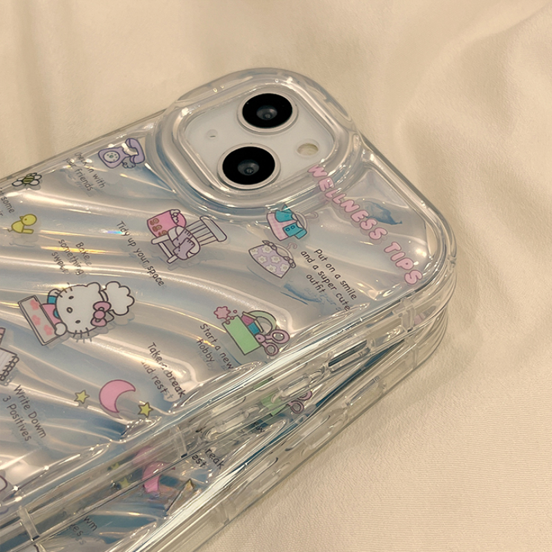 Laser Cute Kitty Transparent Case