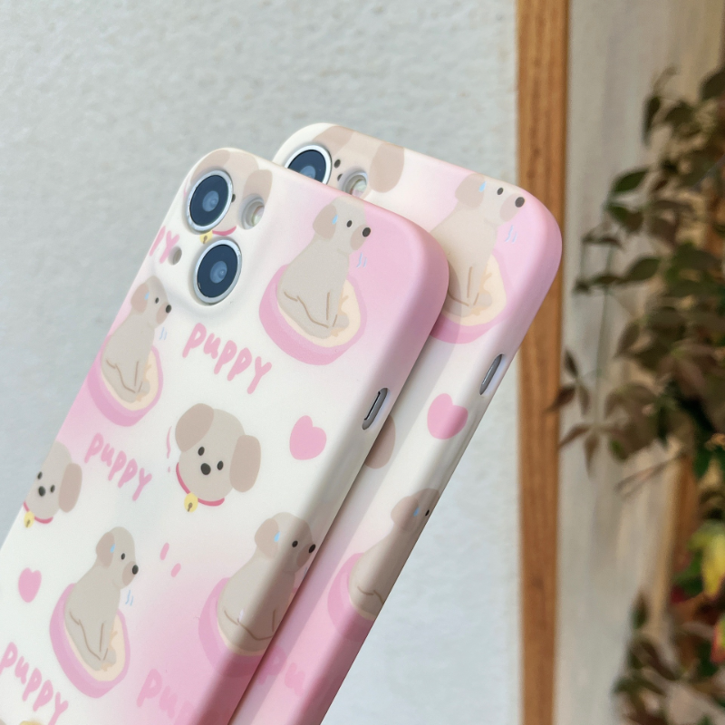 Gradient Pink Pups Case