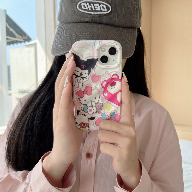 Wavy Sanrio Case