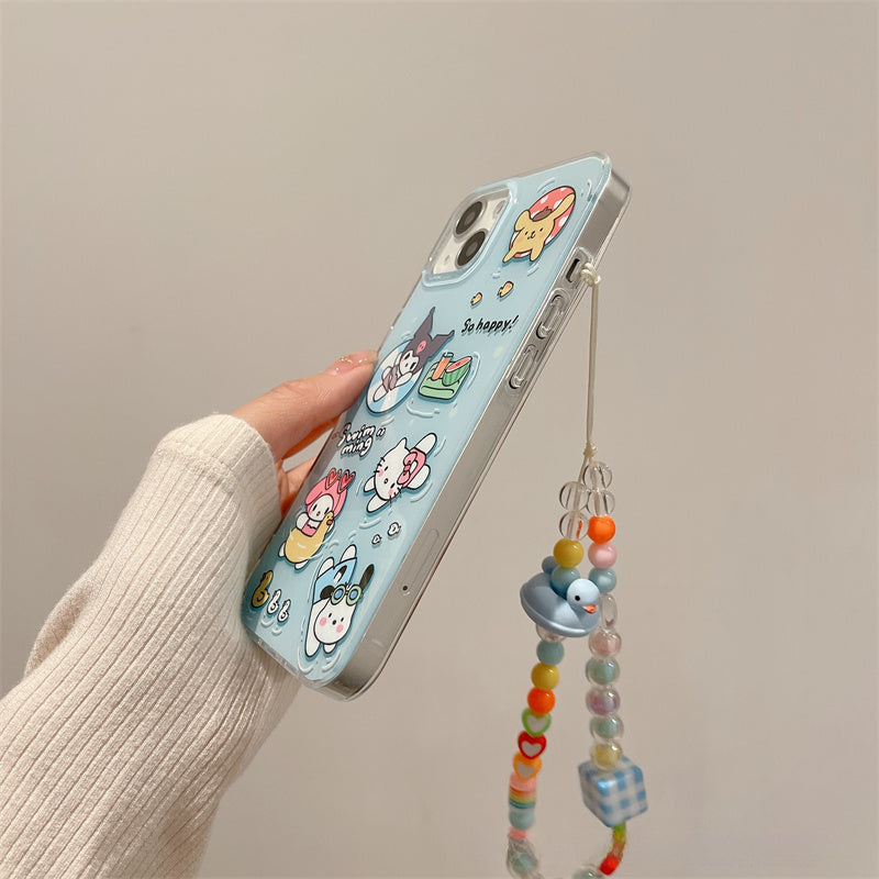 Swimming Sanrio Case