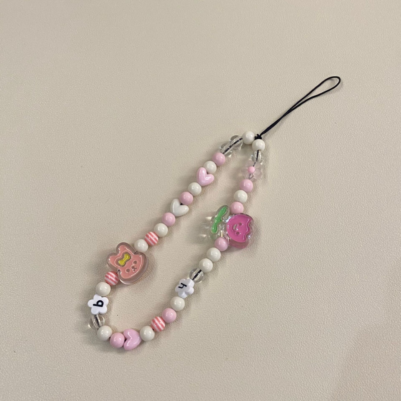 Rose Bunny Phone Charm