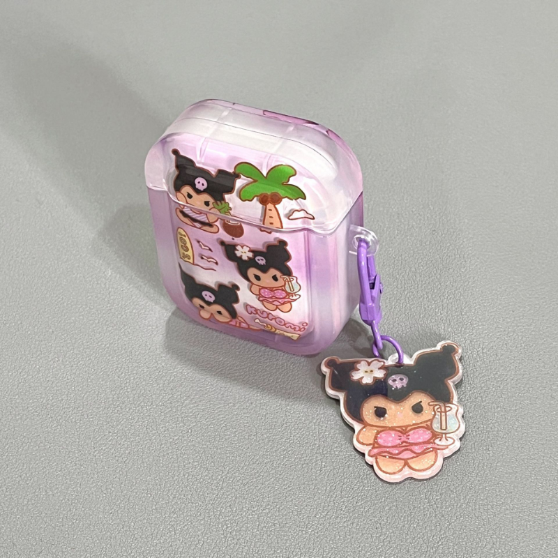 Kuromi Hawaii Kitty Case