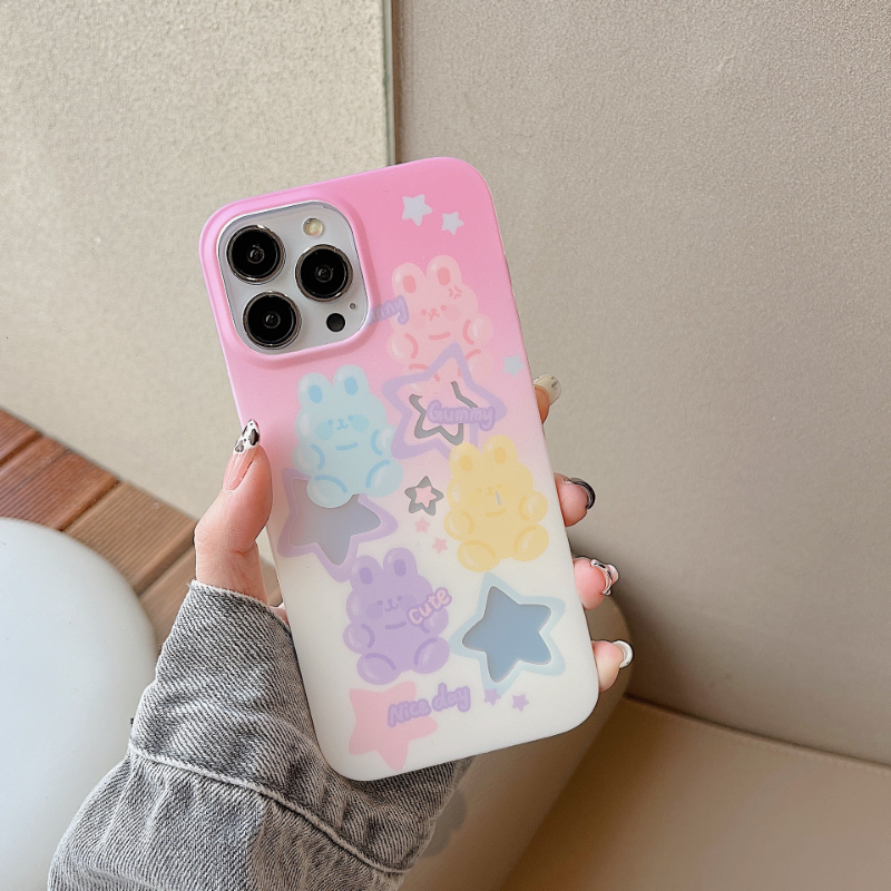 Colorful Rabbit Star Case